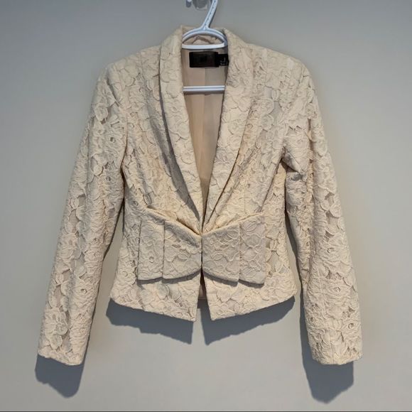 H&M Lace Blazer Size 6 - Picture 1 of 10